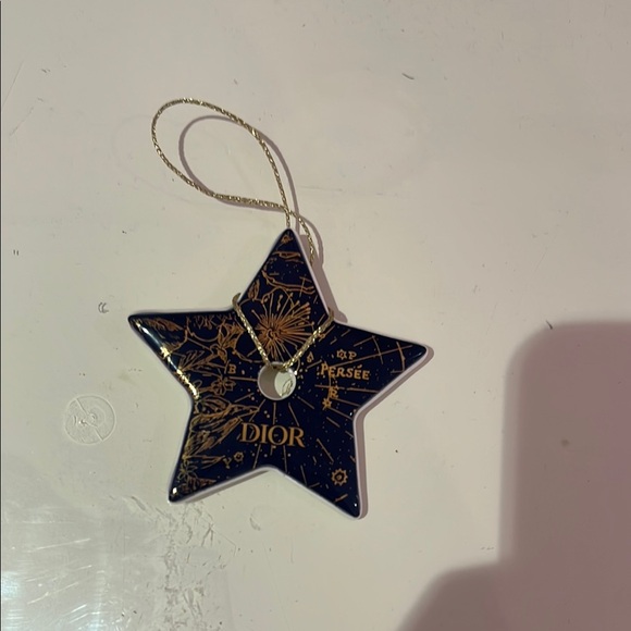 Dior Black and Gold Star Ornament for Holidays - Picture 1 of 3